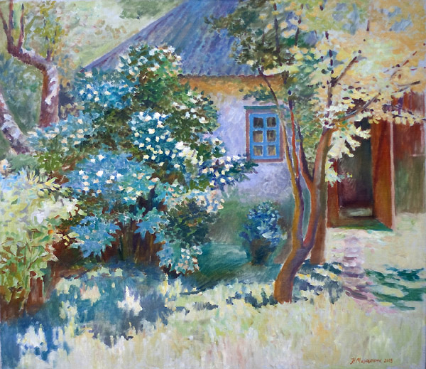 Жасмин цветет